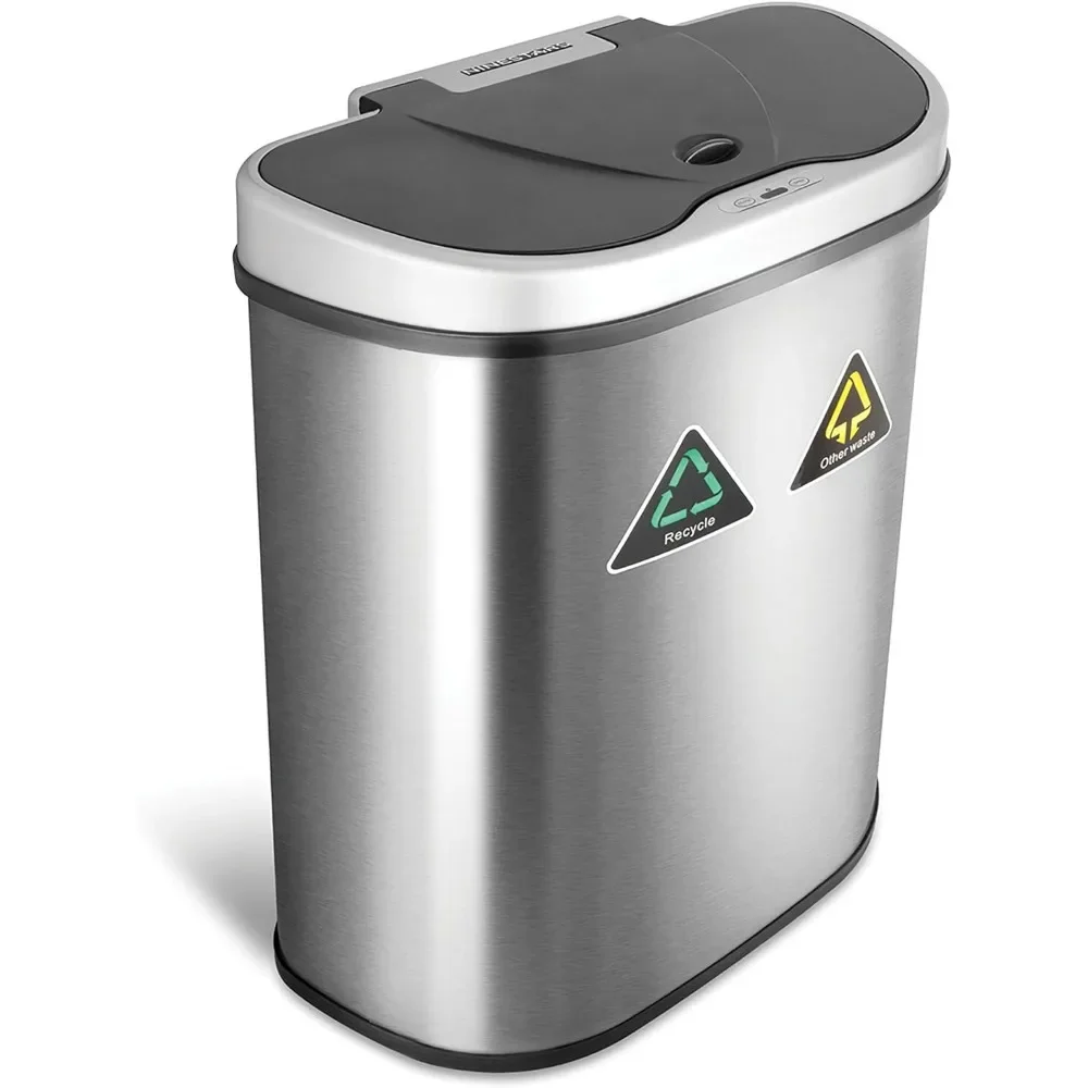 automatic sensor trash can